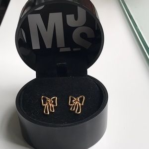 MARC by MARC JACOBS Gold Bow Earrings
